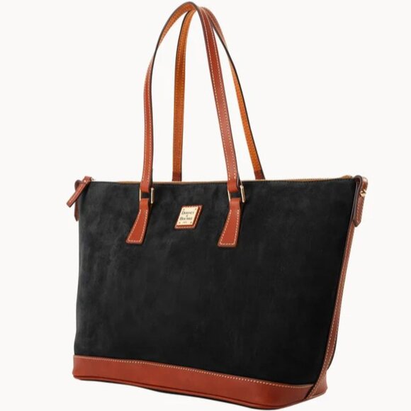 Dooney & Bourke - Suede Tote - Picture 5 of 8